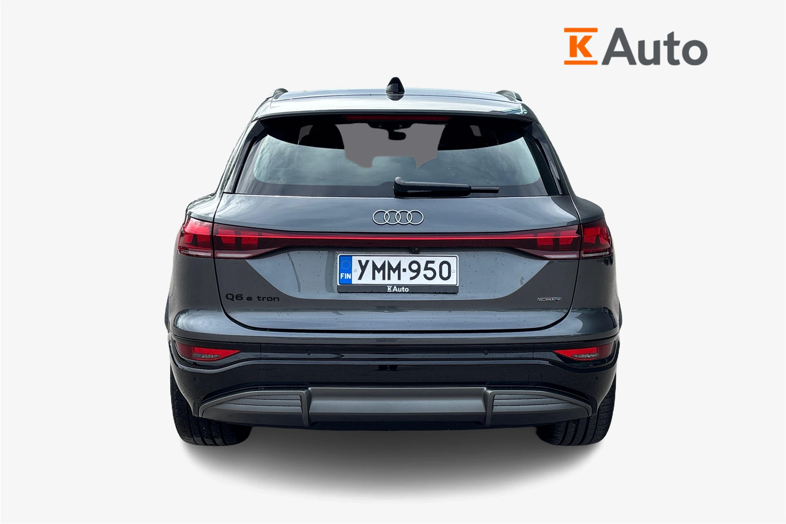 harmaa Audi Q6 e-tron 2026 kuva 3.