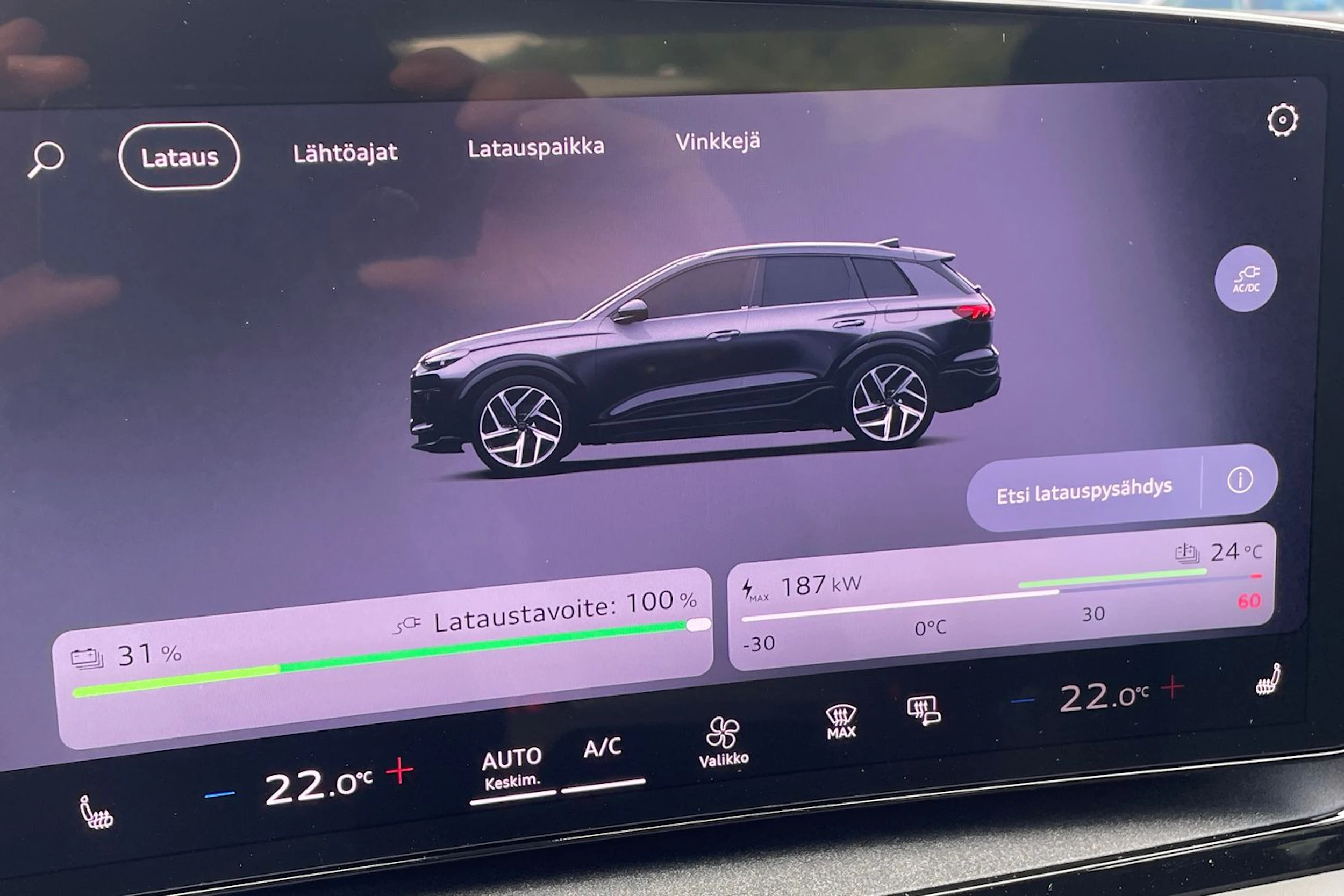 musta Audi Q6 e-tron 2026 kuva 25.