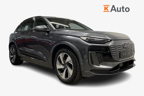 Audi Q6 e-tron e-tron quattro S line | Vetokoukku | Matrix LED | Sähköpenkit muistilla | Mukautuva Ilmajousitus