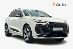 jäätikön valkoinen Audi Q6 e-tron 2026 kuva 1.