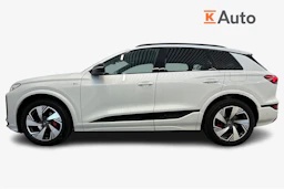 jäätikön valkoinen Audi Q6 e-tron 2026 kuva 5.