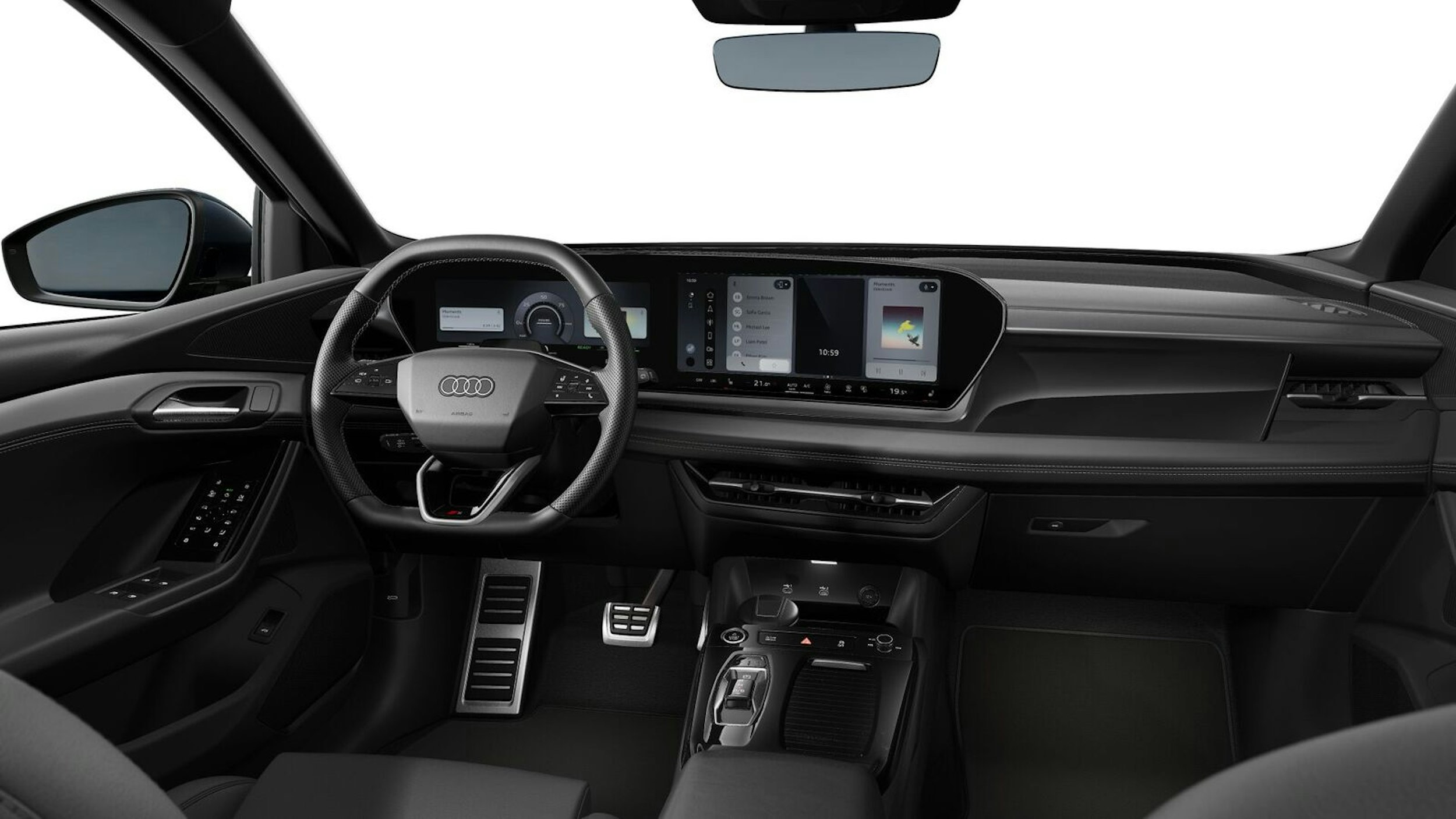 sininen Audi Q6 e-tron 2026 kuva 7.