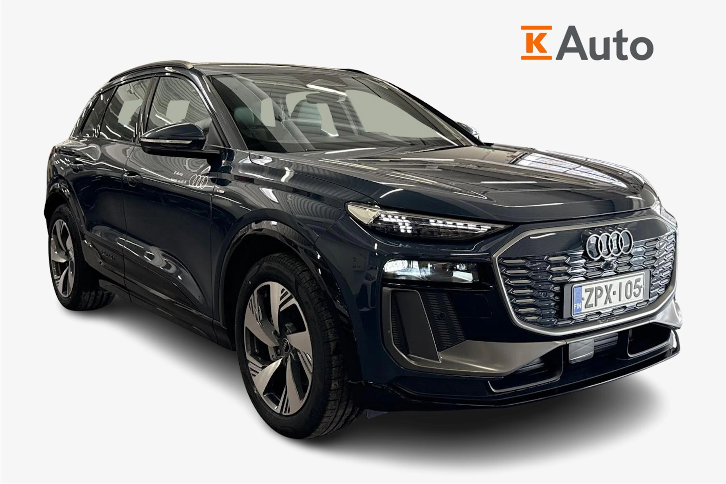 met. sininen Audi Q6 e-tron 2026 kuva 1.
