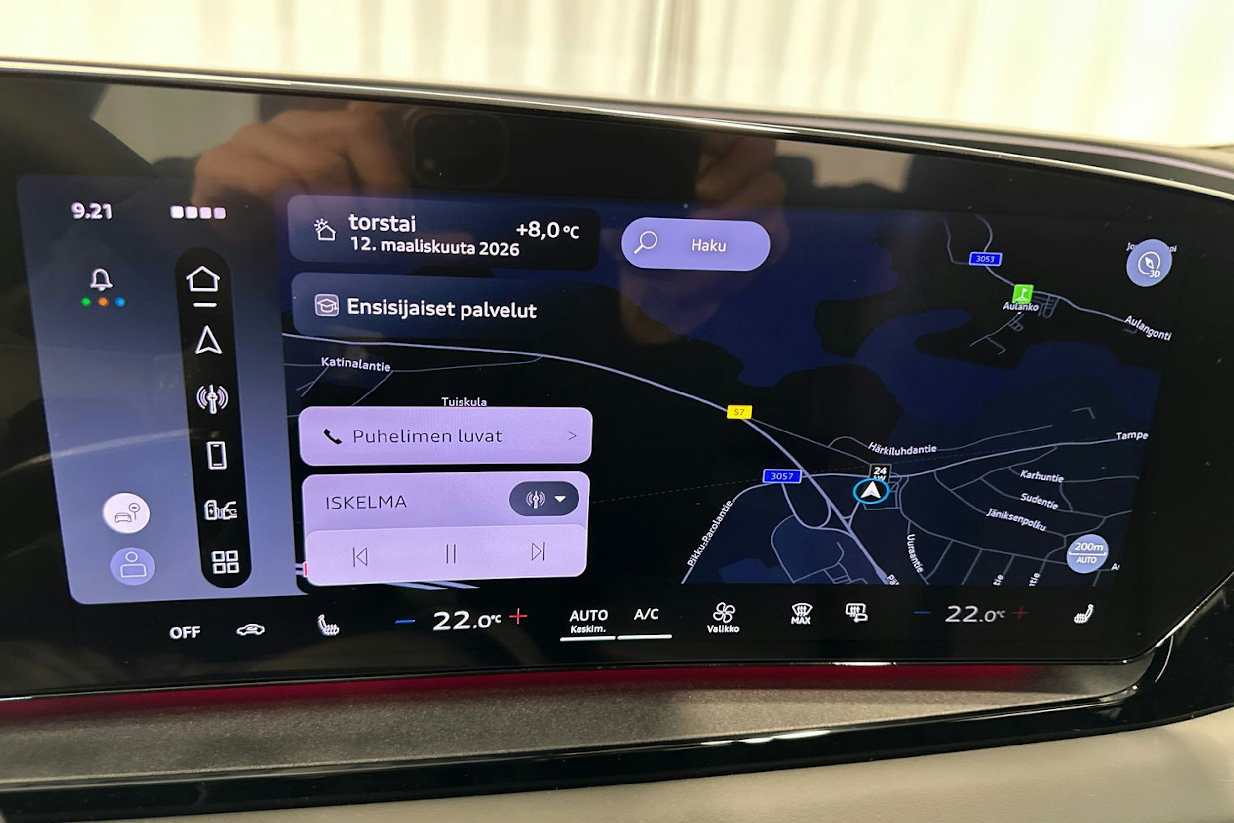 plasma sininen Audi Q6 e-tron 2026 kuva 22.