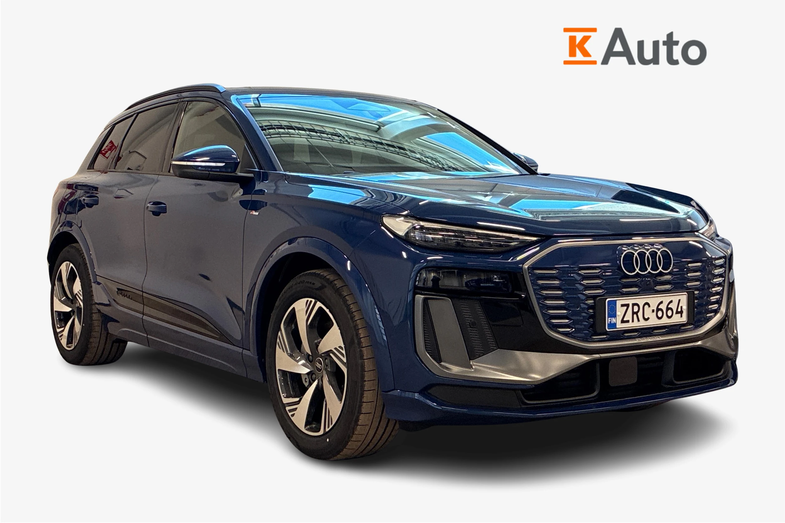 sininen Audi Q6 e-tron 2026 kuva 1.