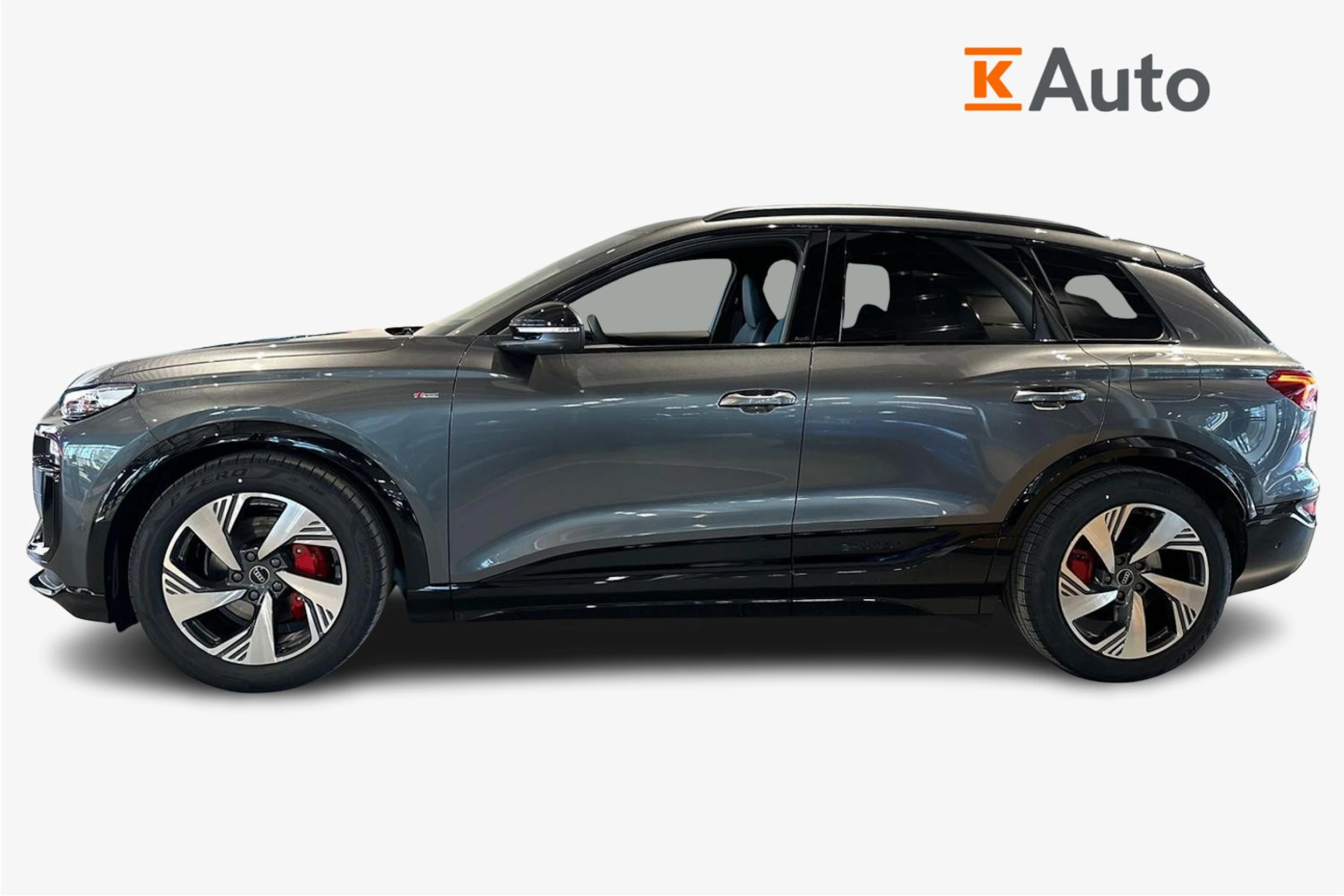 met. harmaa Audi Q6 e-tron 2026 kuva 5.