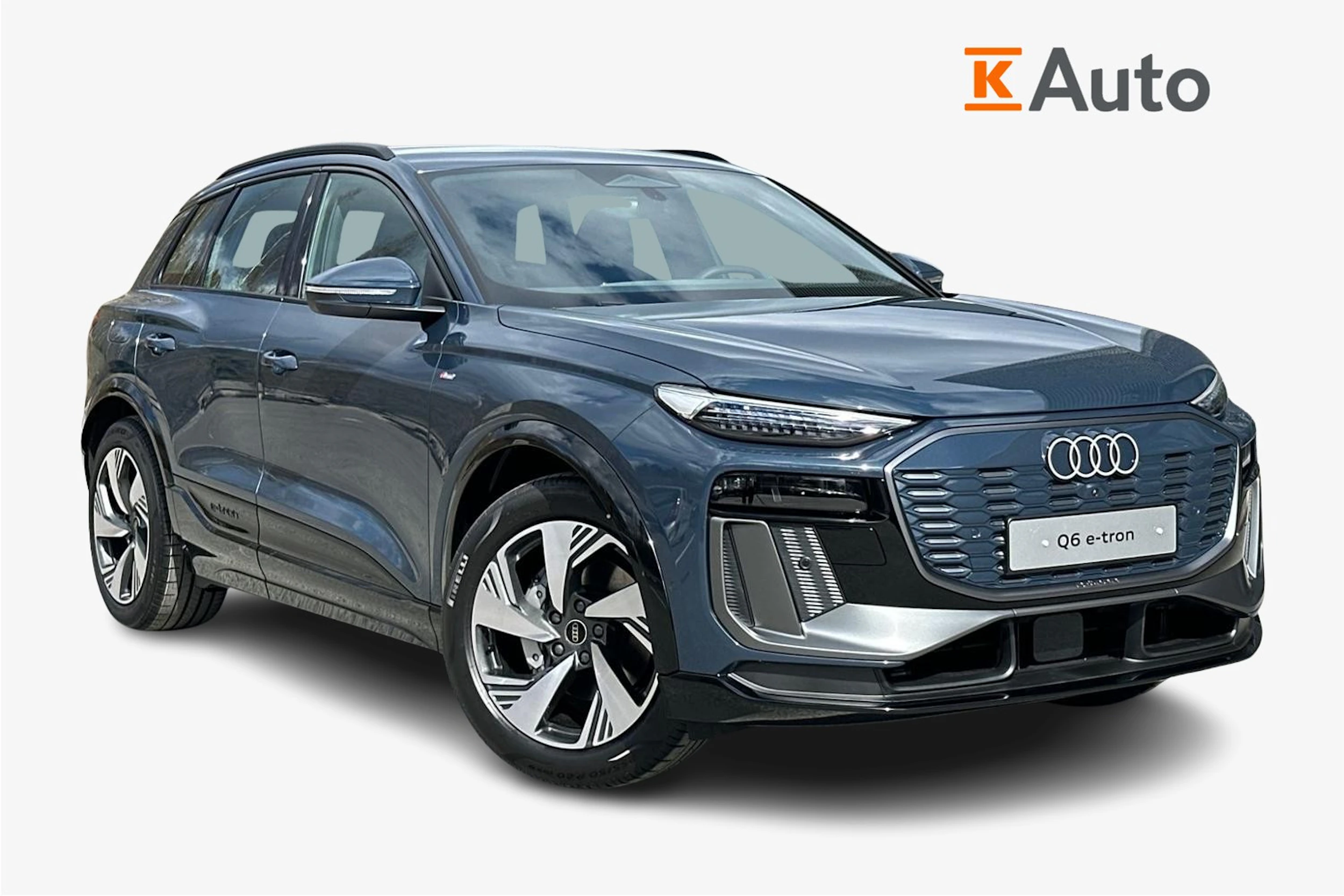 met. sininen Audi Q6 e-tron 2026 kuva 1.