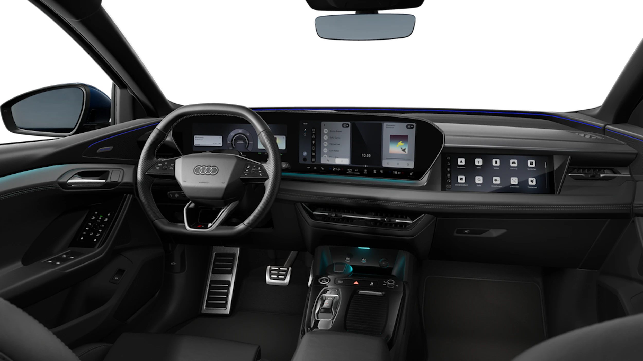 Ascari-sininen, metalliväri Audi Q6 e-tron 2027 kuva 7.