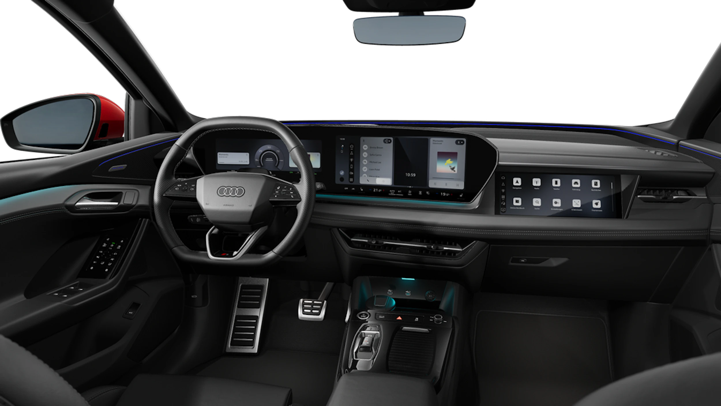 Soneira-punainen, metalliväri Audi Q6 e-tron 2027 kuva 7.