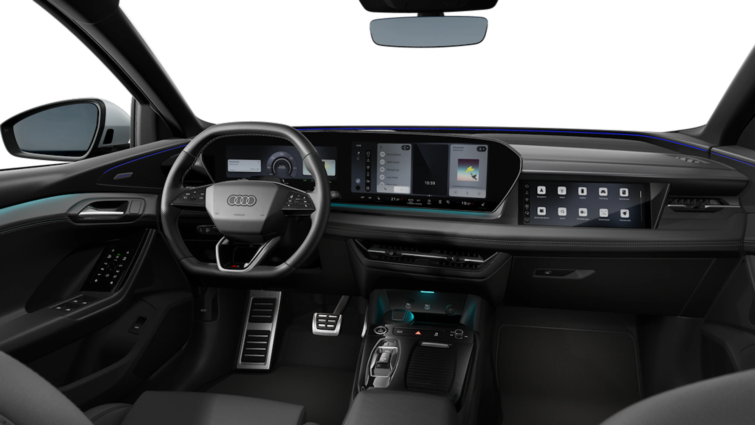 Jäätikönvalkoinen, metalliväri Audi Q6 e-tron 2027 kuva 7.