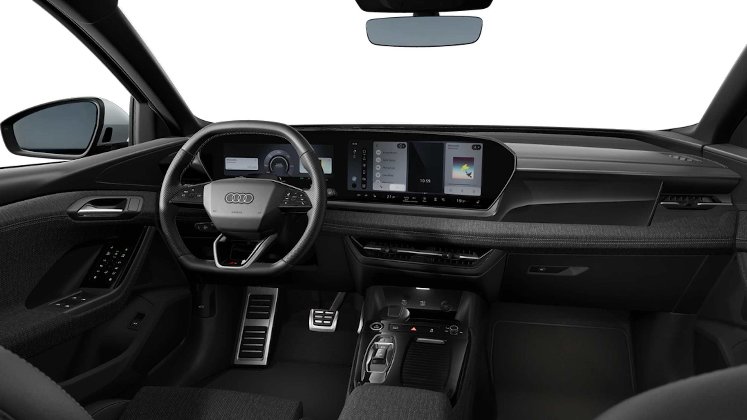 Jäätikönvalkoinen, metalliväri Audi Q6 e-tron 2027 kuva 7.