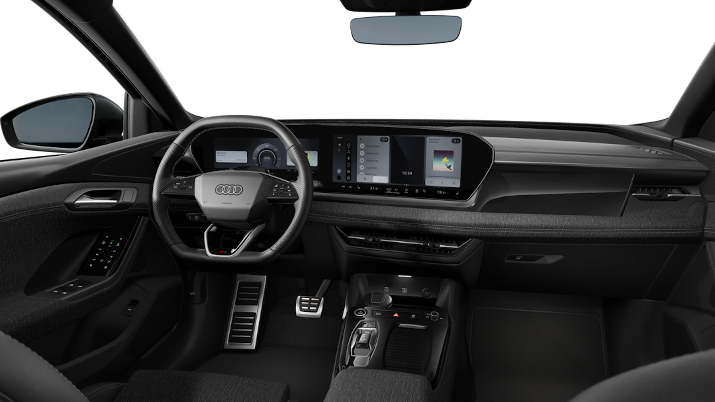 Daytona-harmaa, helmiäisväri Audi Q6 e-tron 2027 kuva 7.