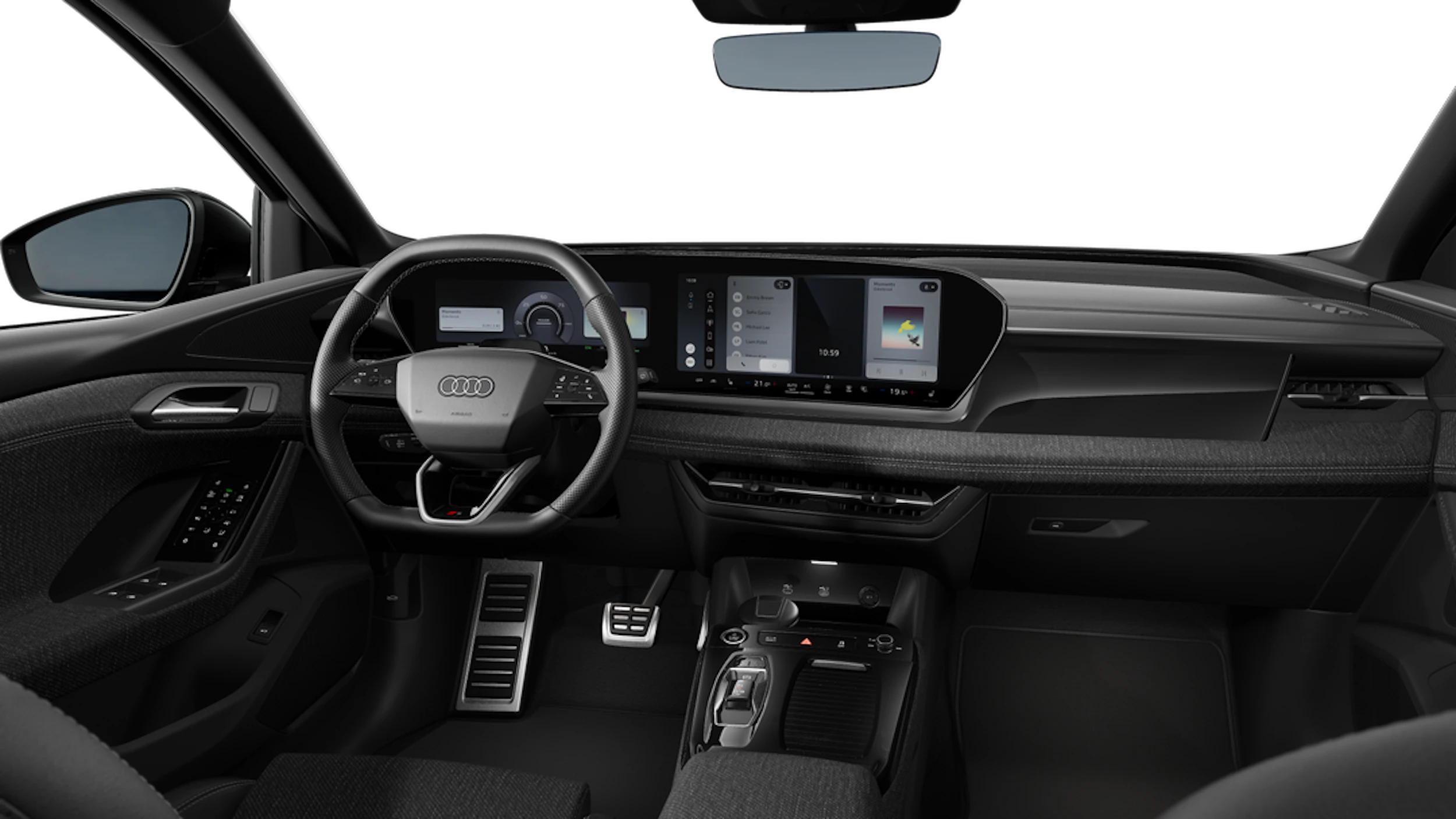 Mythos-musta, metalliväri Audi Q6 e-tron 2027 kuva 7.