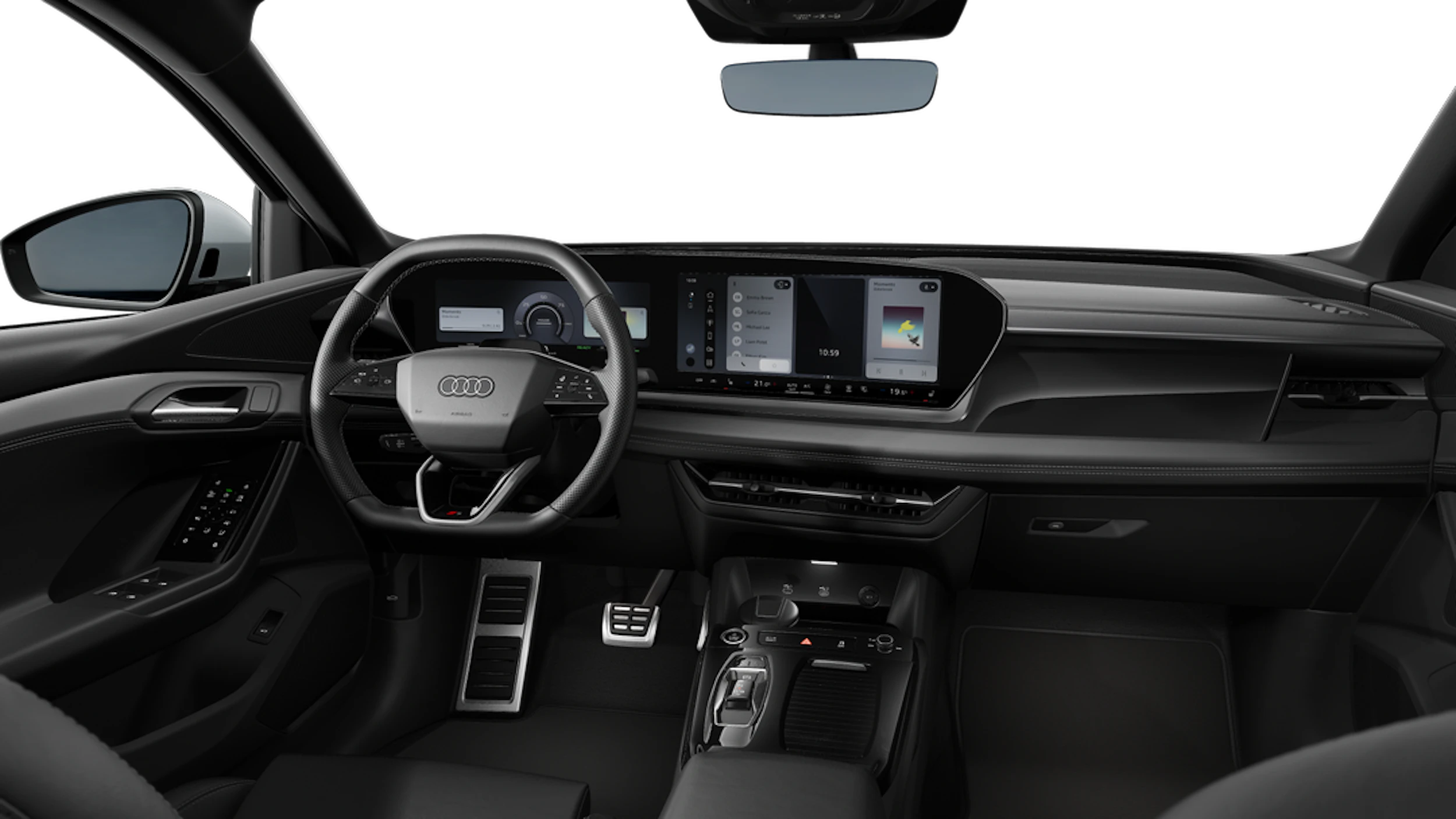 Jäätikönvalkoinen, metalliväri Audi Q6 Sportback e-tron 2026 kuva 2.