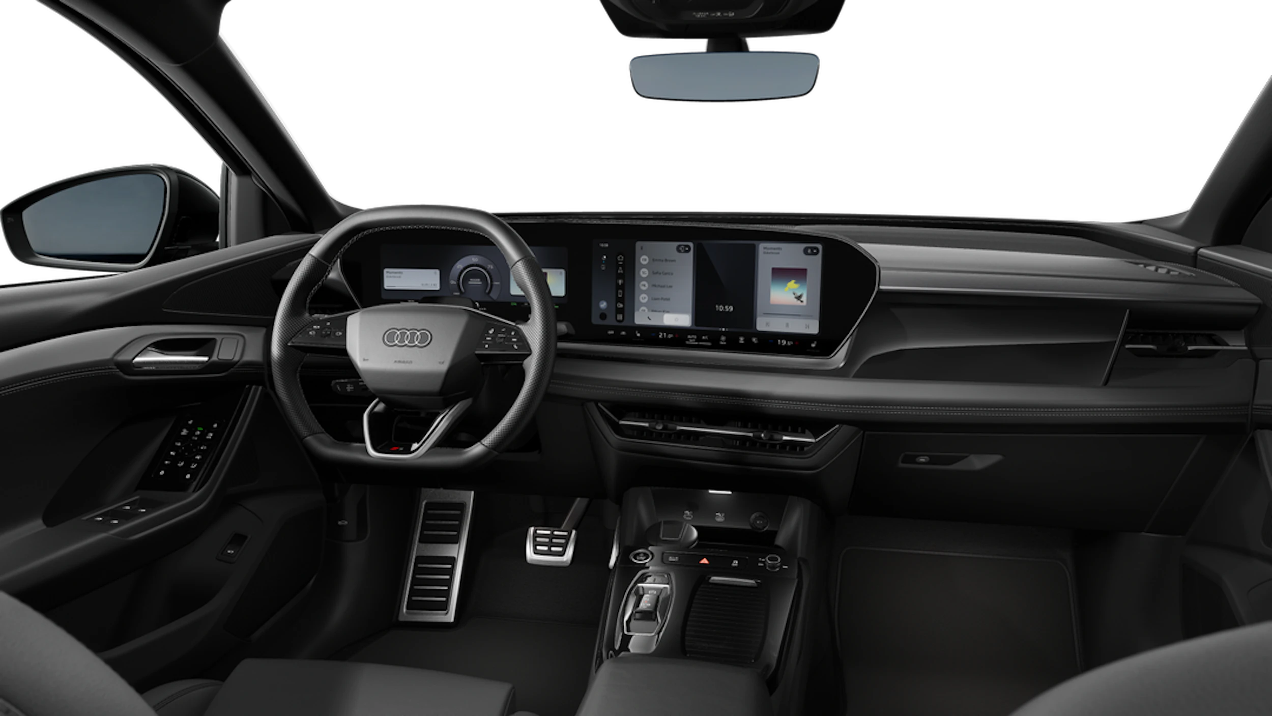Mythos-musta, metalliväri Audi Q6 Sportback e-tron 2027 kuva 7.