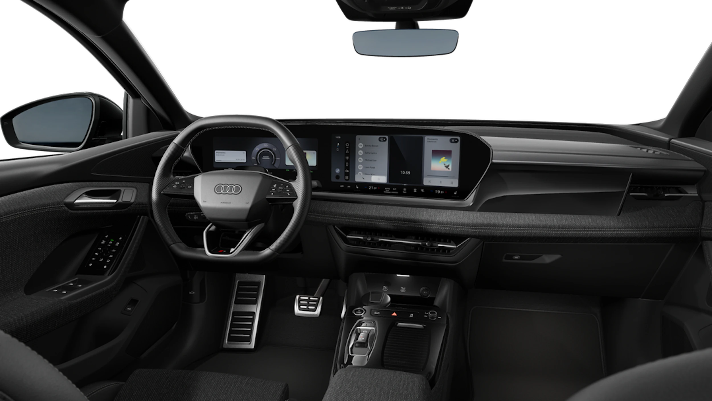 Mythos-musta, metalliväri Audi Q6 Sportback e-tron 2027 kuva 7.