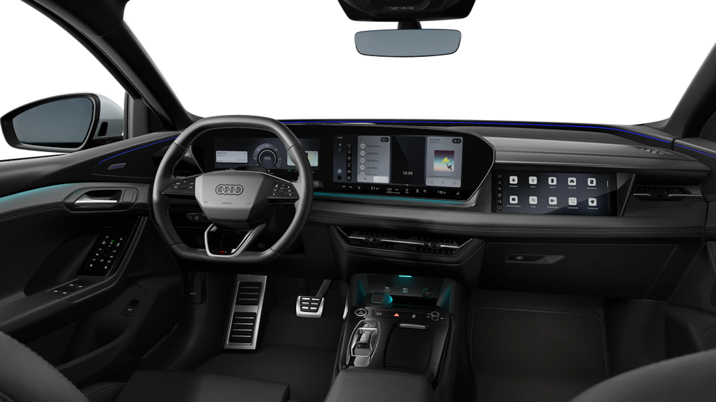 Jäätikönvalkoinen, metalliväri Audi Q6 Sportback e-tron 2027 kuva 7.