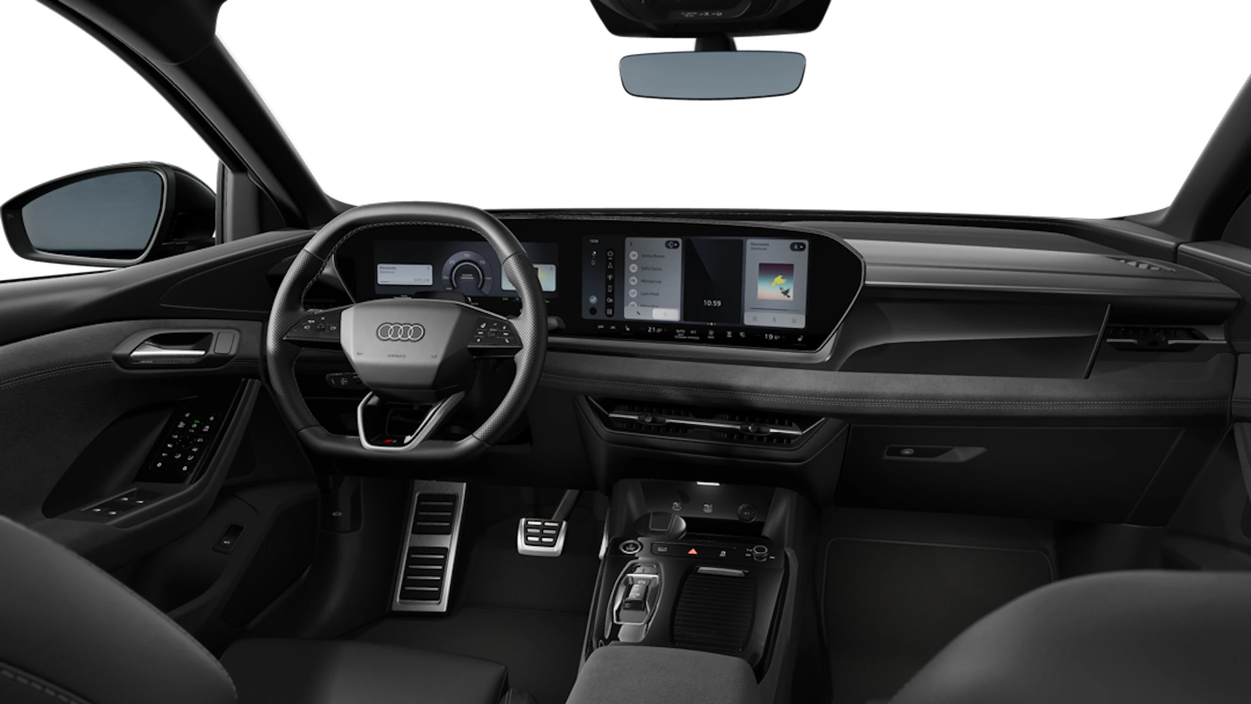 Mythos-musta, metalliväri Audi Q6 Sportback e-tron 2027 kuva 7.