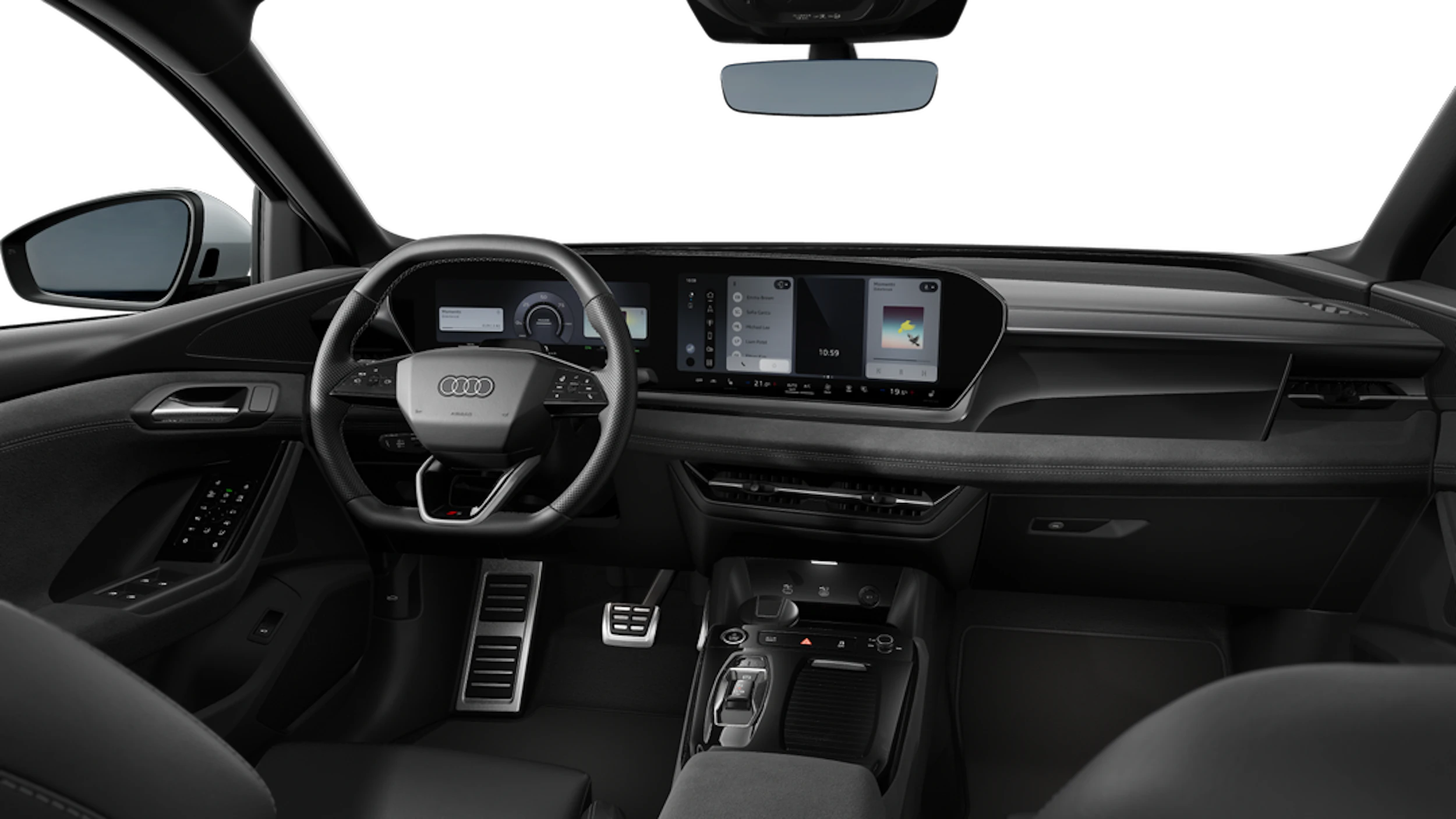 Jäätikönvalkoinen, metalliväri Audi Q6 Sportback e-tron 2027 kuva 7.