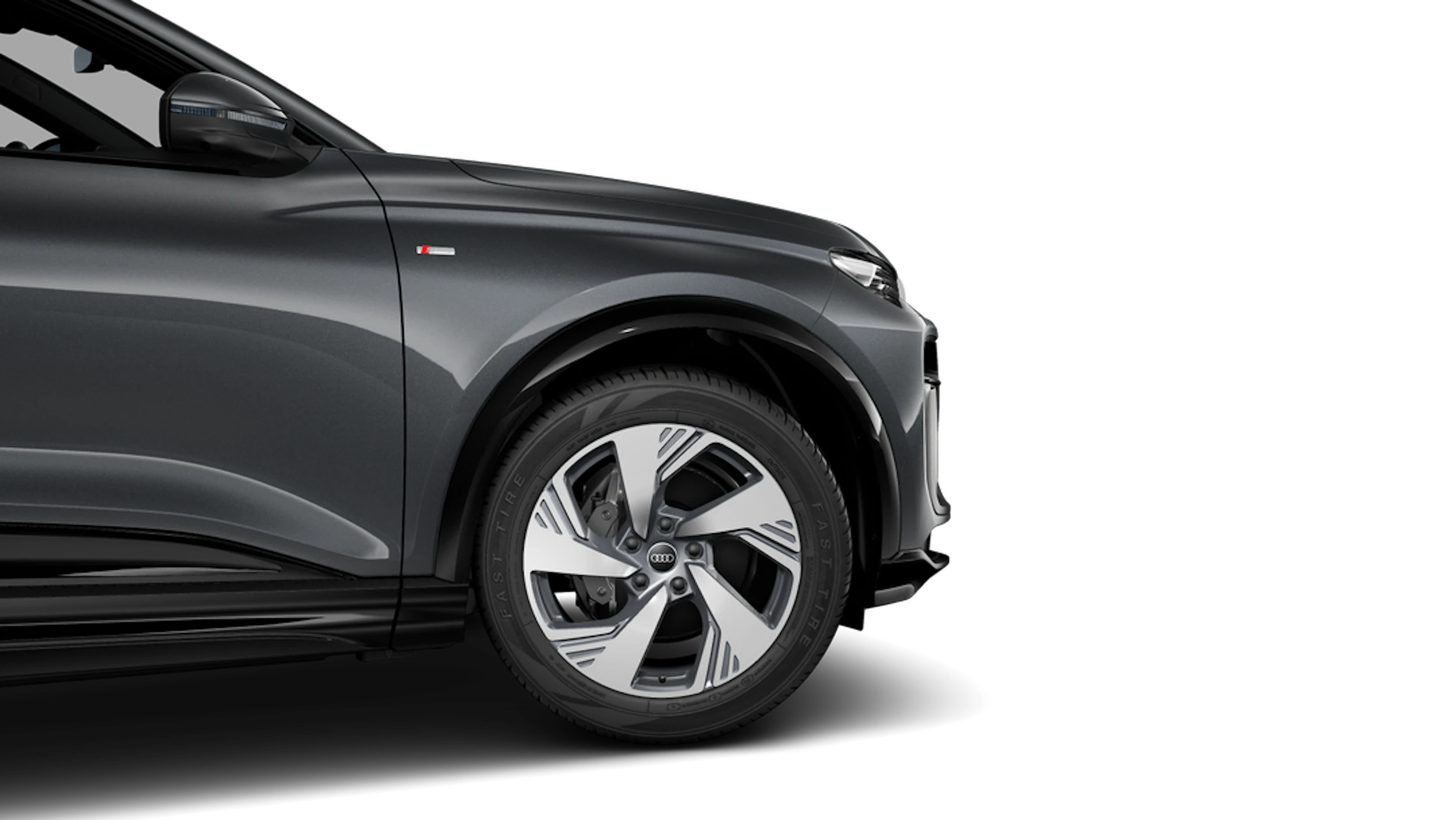 Daytona-harmaa, helmiäisväri Audi Q6 Sportback e-tron 2027 kuva 10.