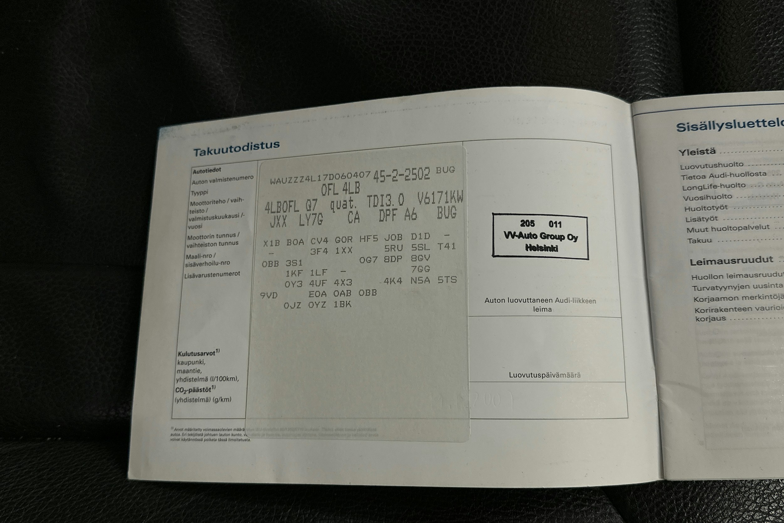 harmaa metalliväri Audi Q7 2007 kuva 30.