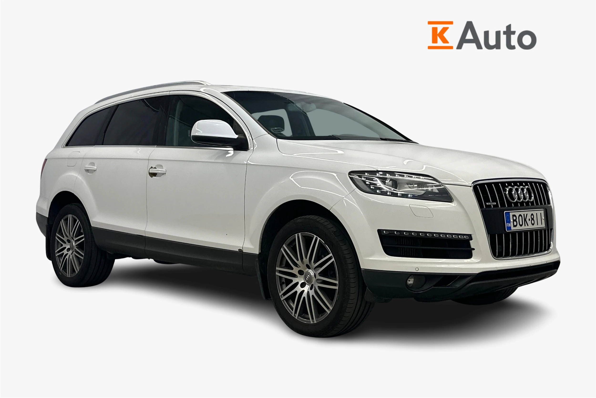 Valkoinen Audi Q7 2010 kuva 1.