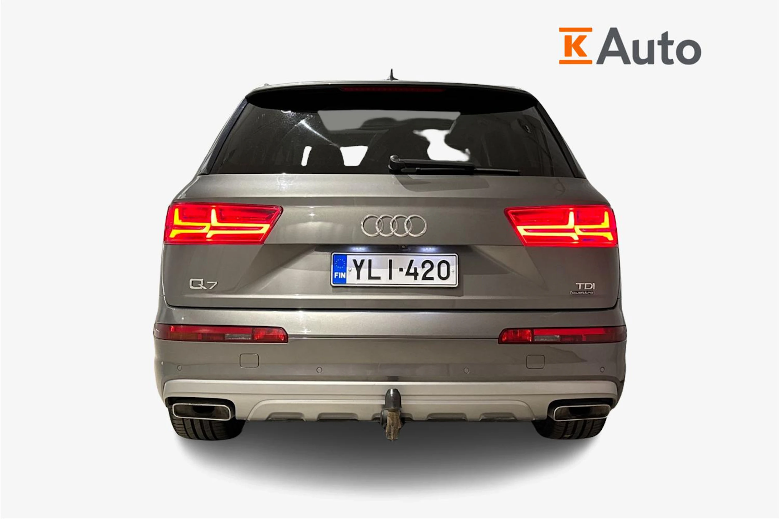 harmaa Audi Q7 2016 kuva 4.