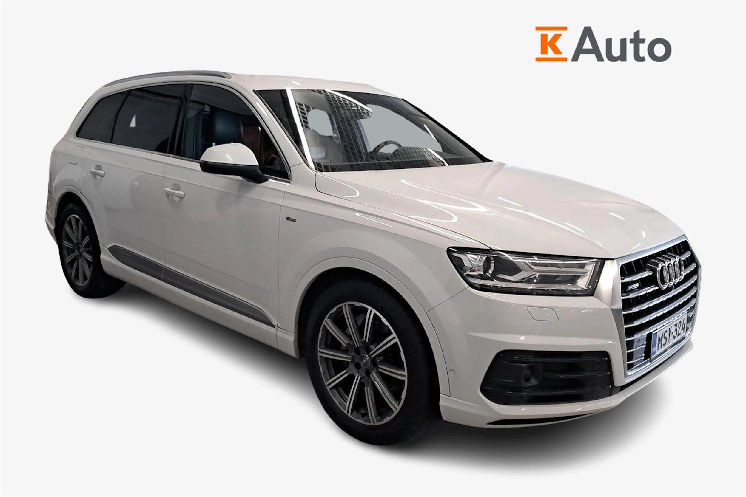 valkoinen Audi Q7 2016 kuva 1.