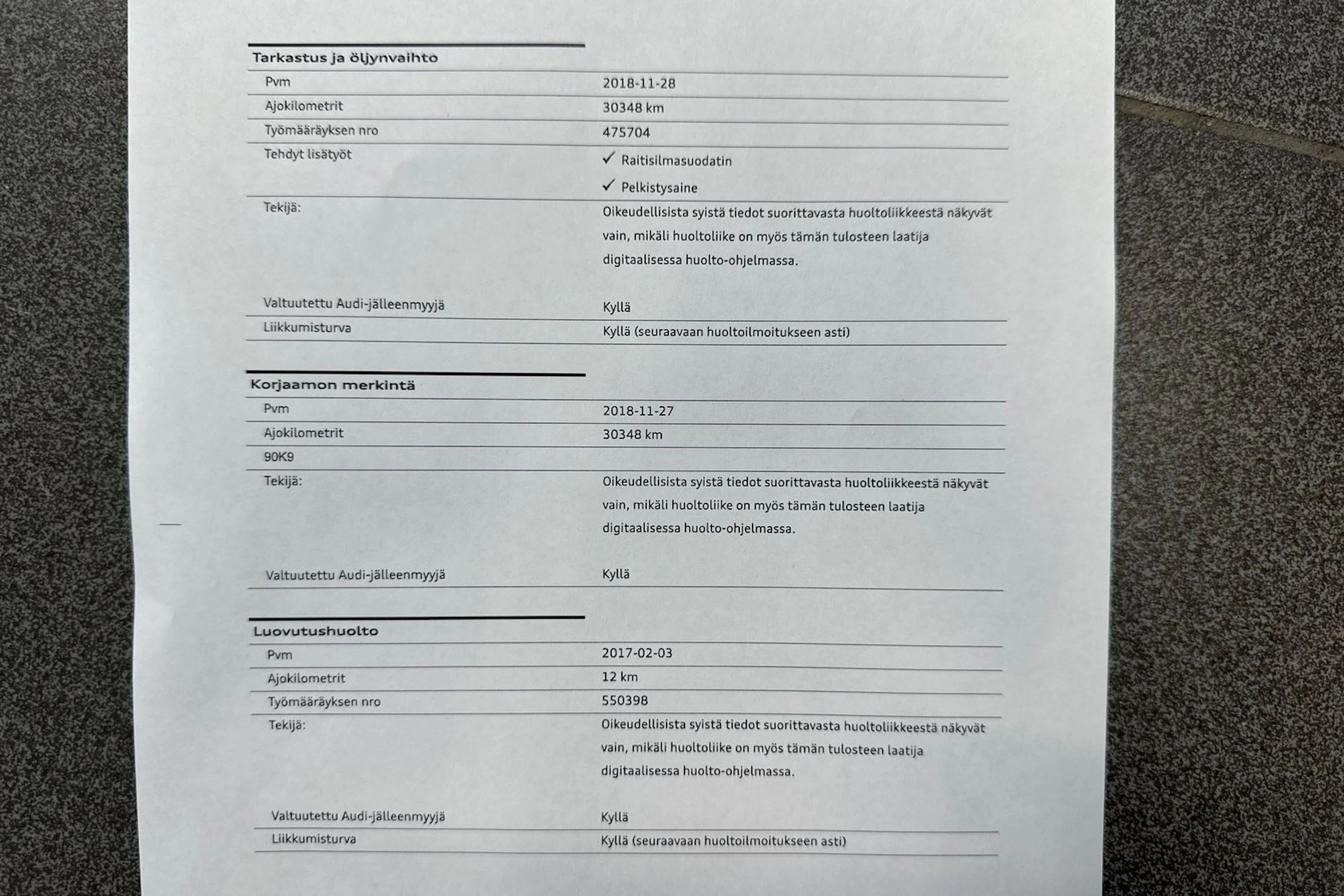 valkoinen Audi Q7 2017 kuva 37.