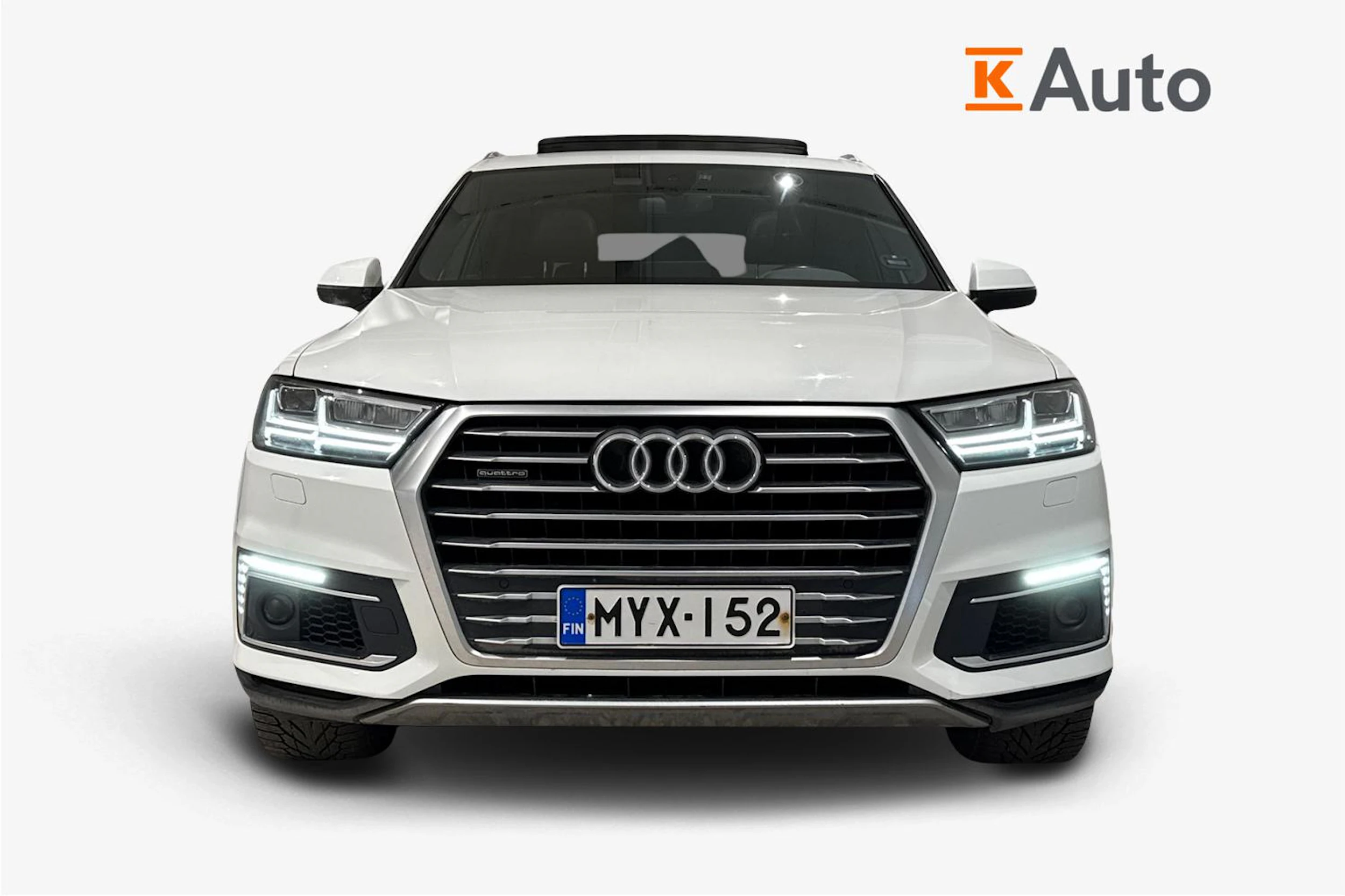 valkoinen Audi Q7 2017 kuva 5.