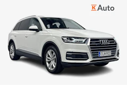 valkoinen Audi Q7 2018 kuva 1.