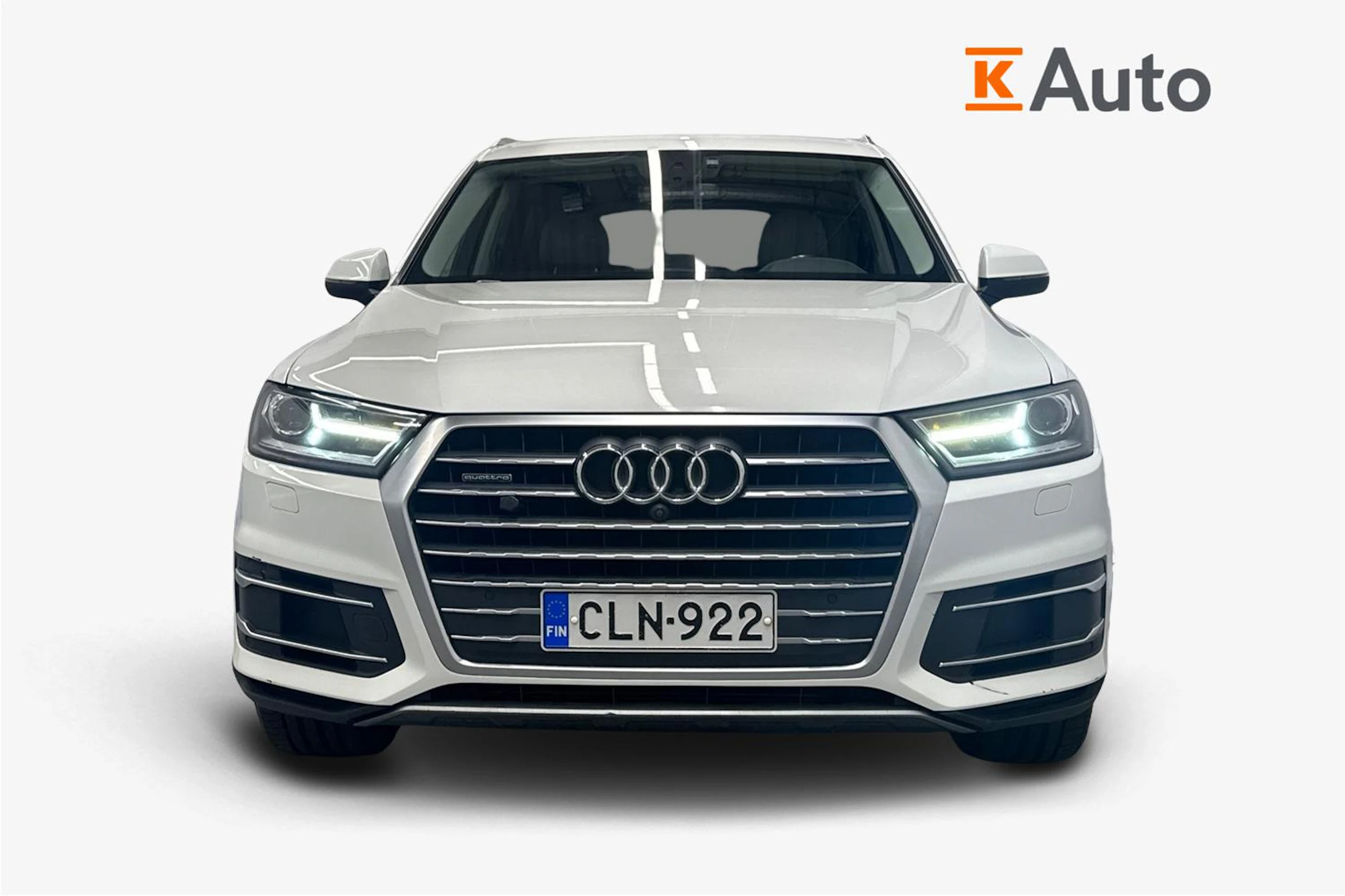 valkoinen Audi Q7 2018 kuva 4.