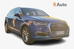 Sininen Audi Q7 2018 kuva 1.