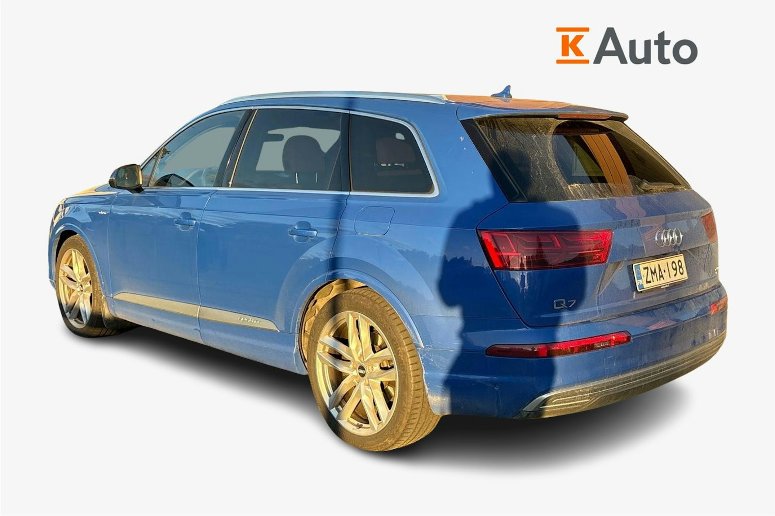 Sininen Audi Q7 2018 kuva 2.