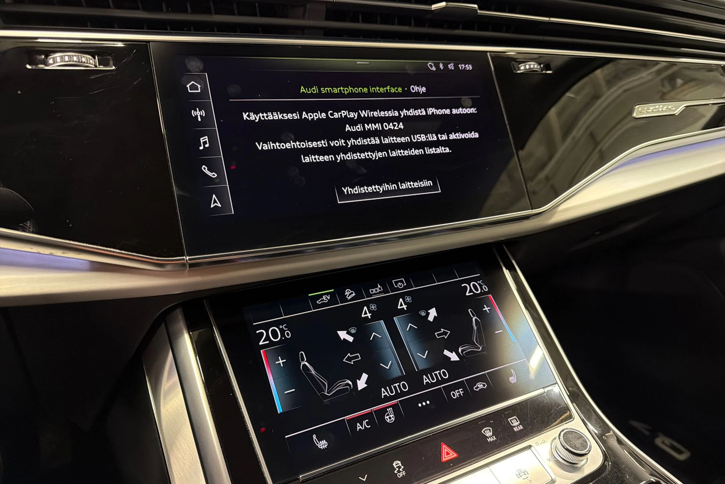 Musta Audi Q7 2020 kuva 21.