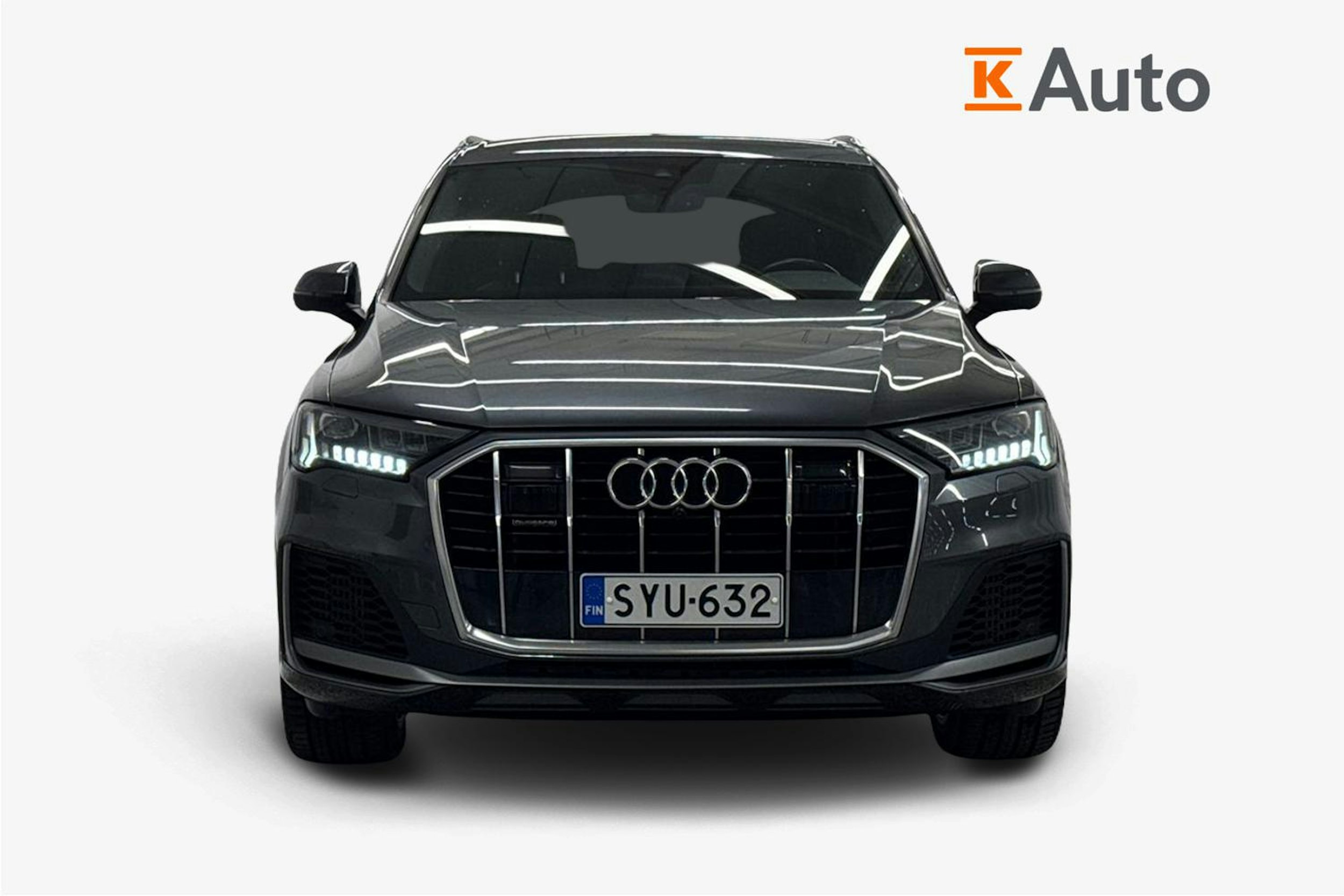 harmaa Audi Q7 2020 kuva 5.