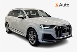 Valkoinen Audi Q7 2020 kuva 1.