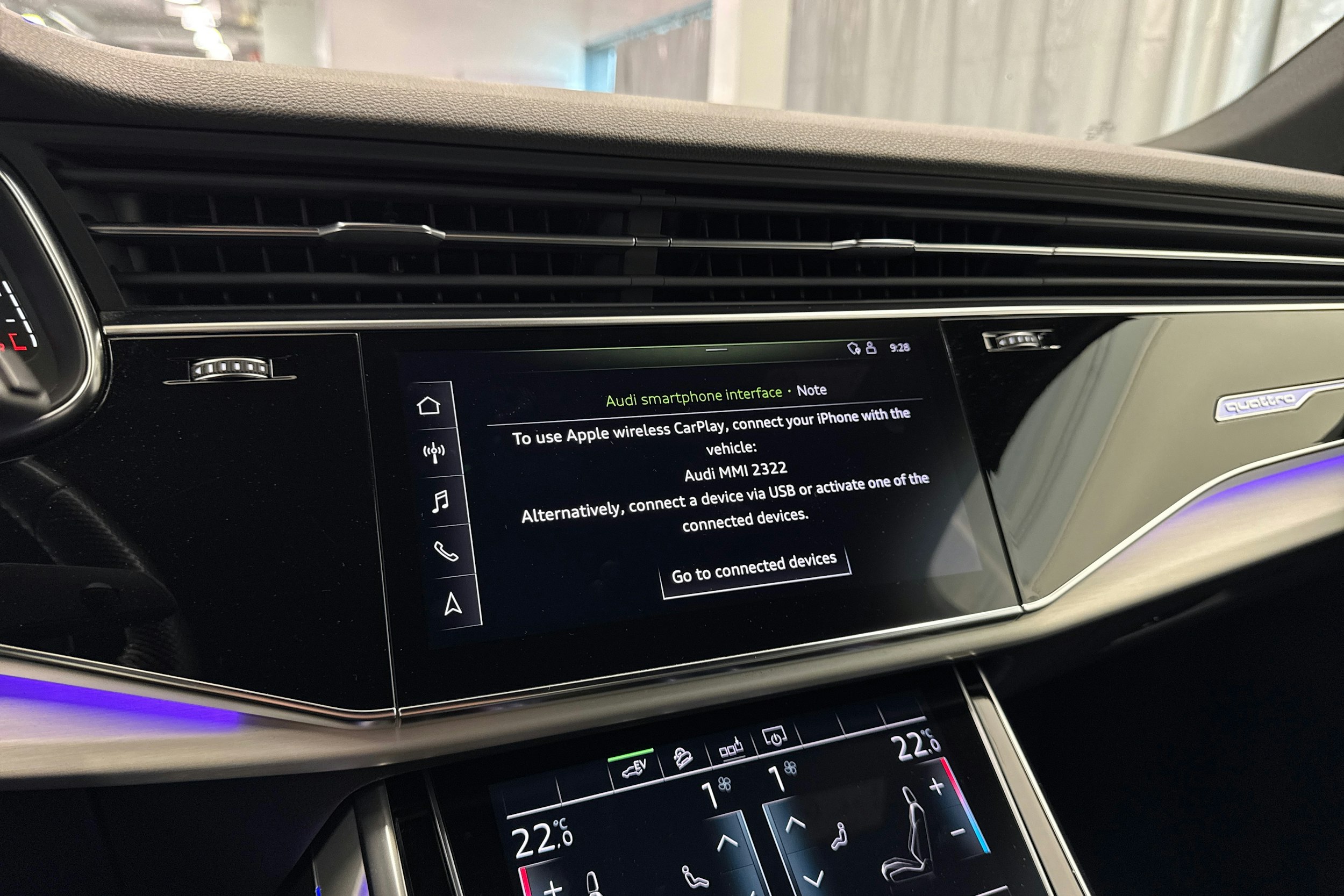 Valkoinen Audi Q7 2020 kuva 34.