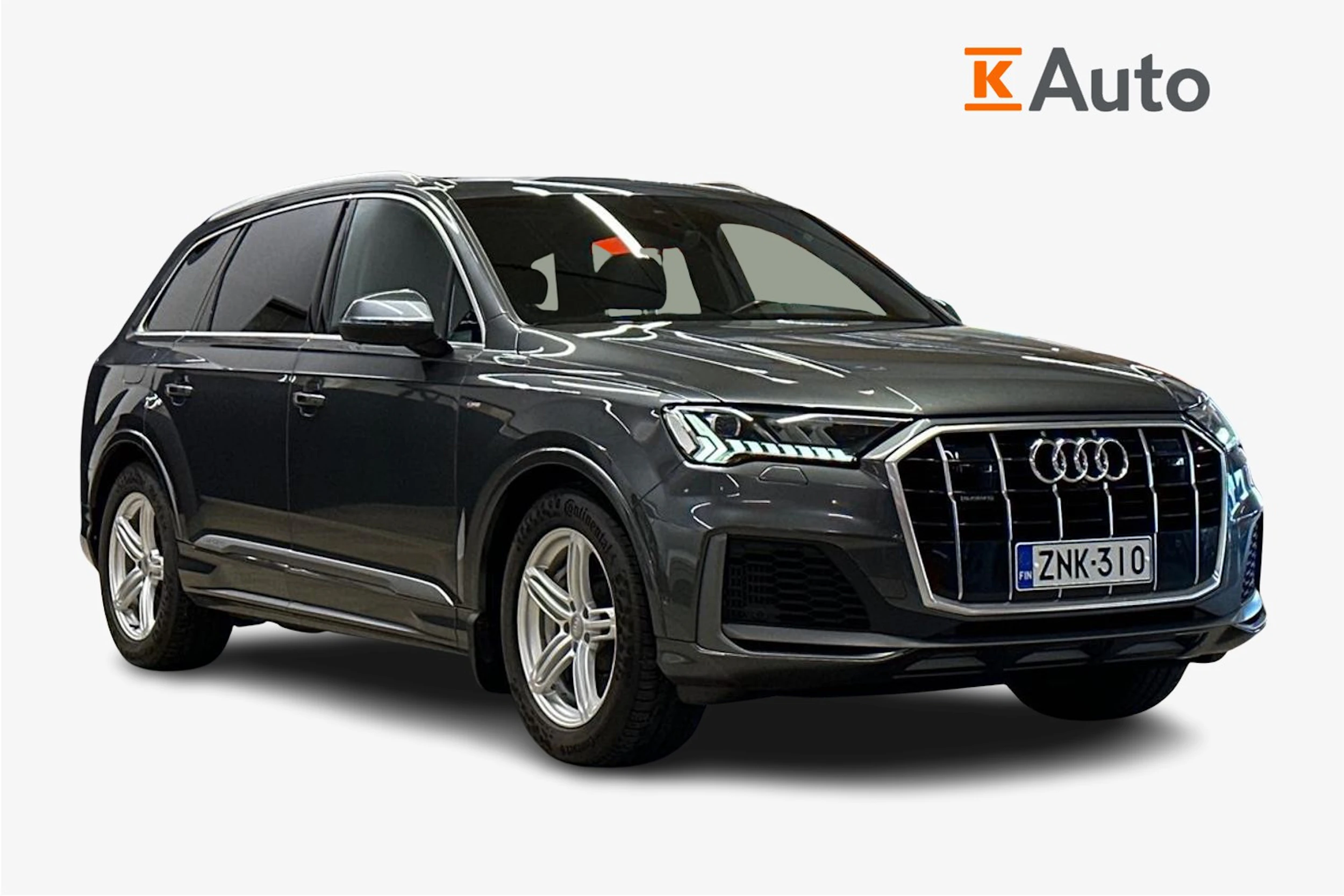 harmaa Audi Q7 2020 kuva 1.