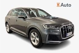 Harmaa Audi Q7 2021 kuva 1.