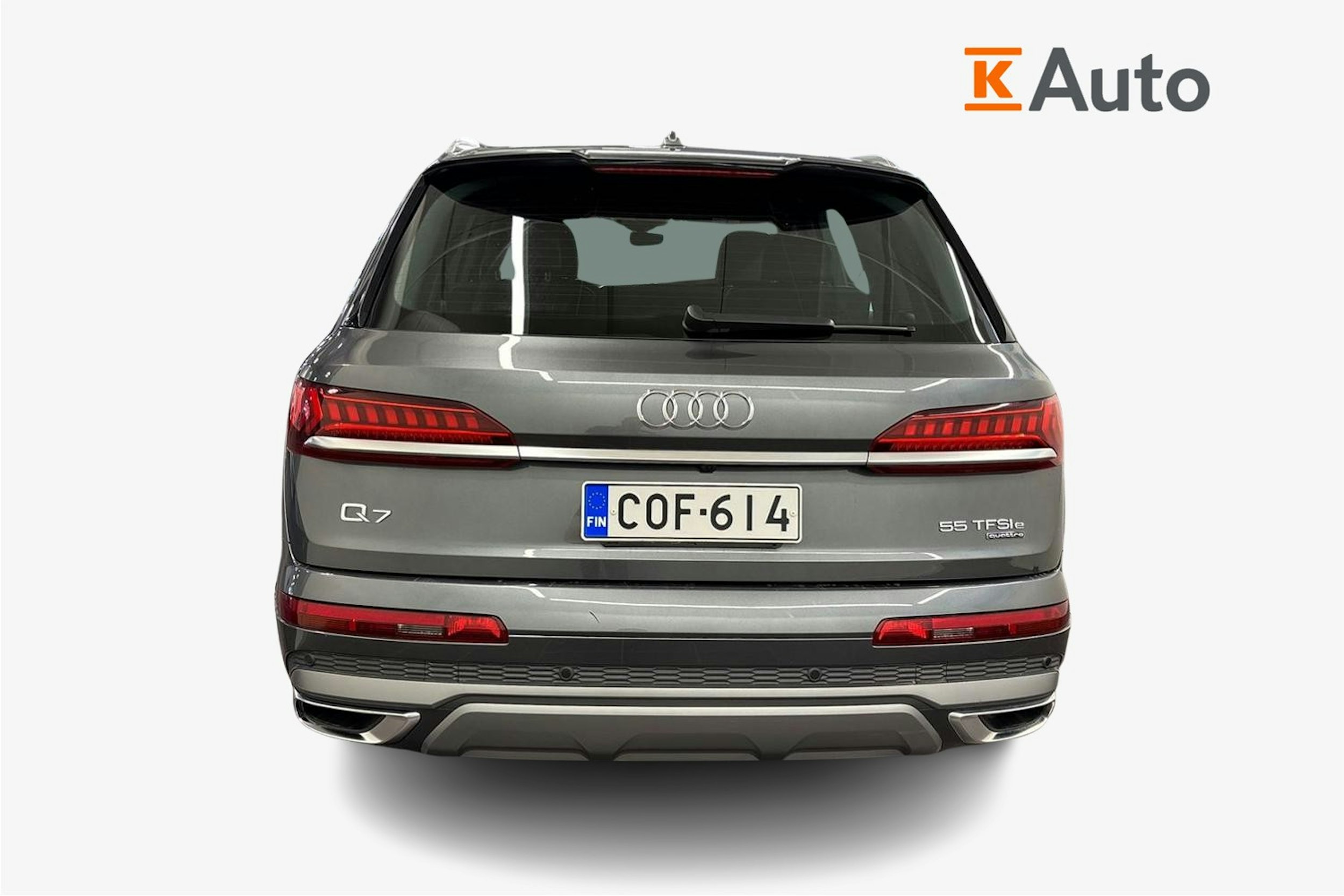Harmaa Audi Q7 2021 kuva 3.