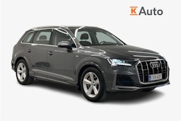 Harmaa Audi Q7 2021 kuva 1.