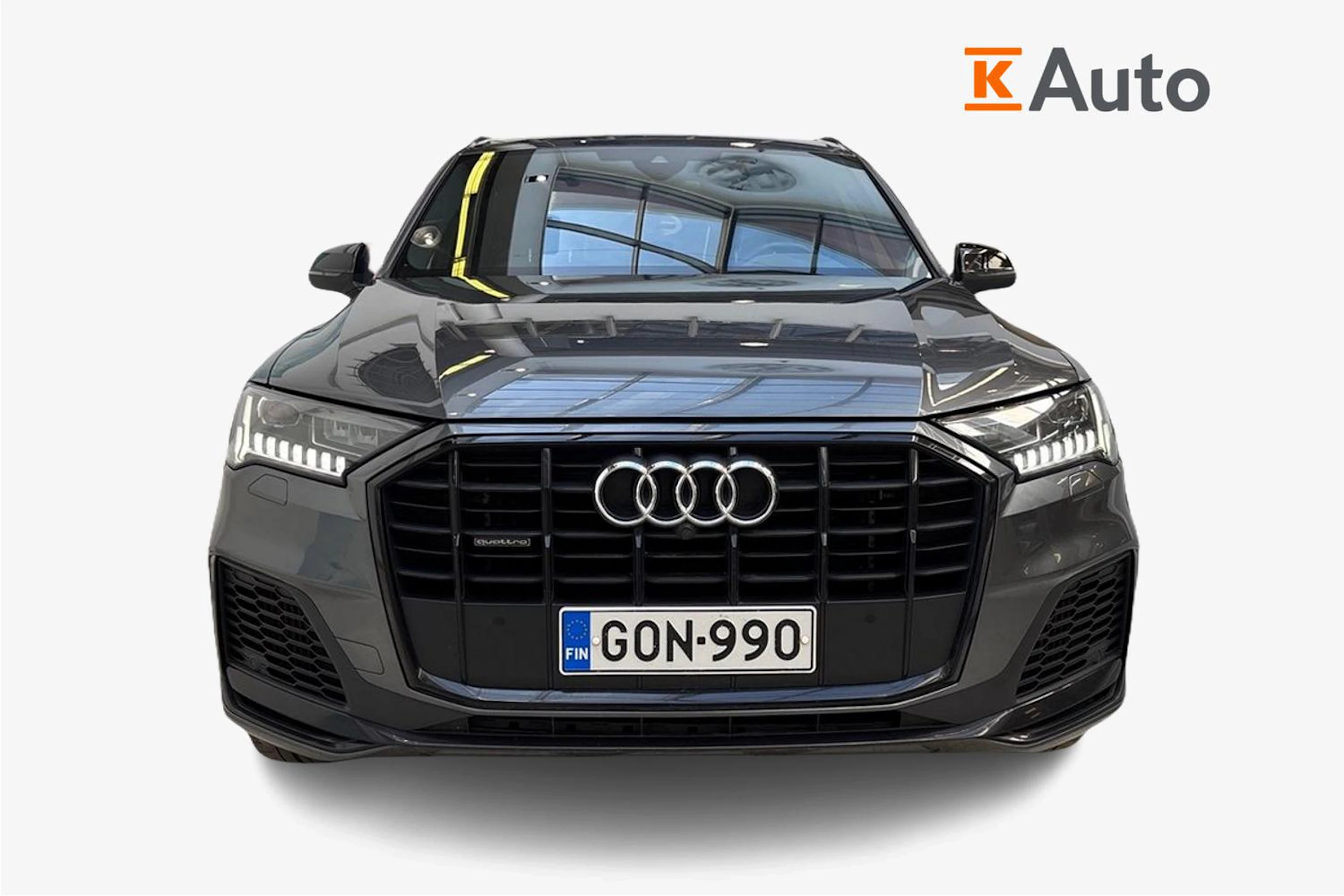 harmaa Audi Q7 2021 kuva 4.