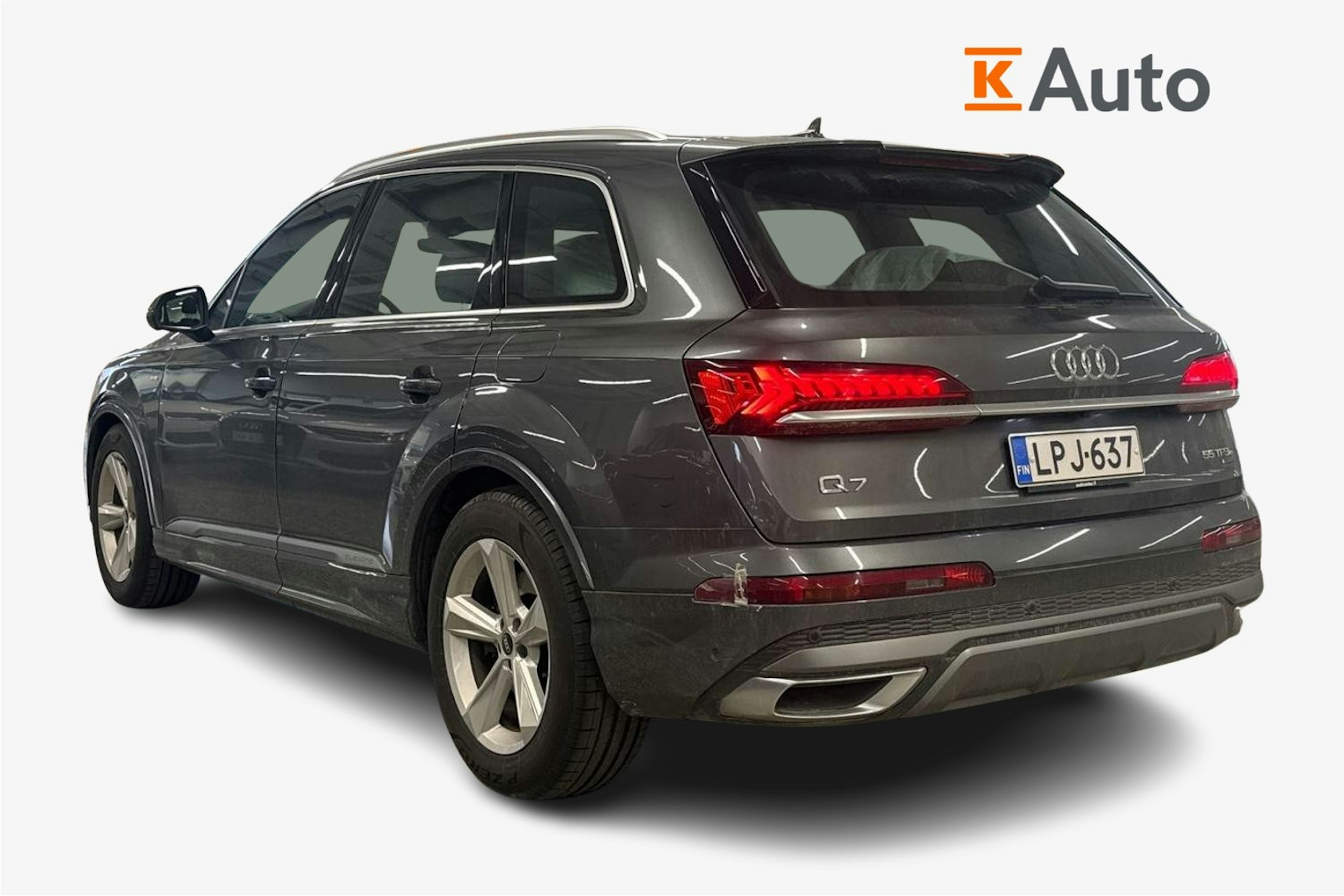 met. Harmaa Audi Q7 2021 kuva 2.