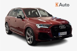 punainen Audi Q7 2021 kuva 1.
