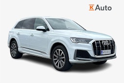 valkoinen Audi Q7 2021 kuva 1.
