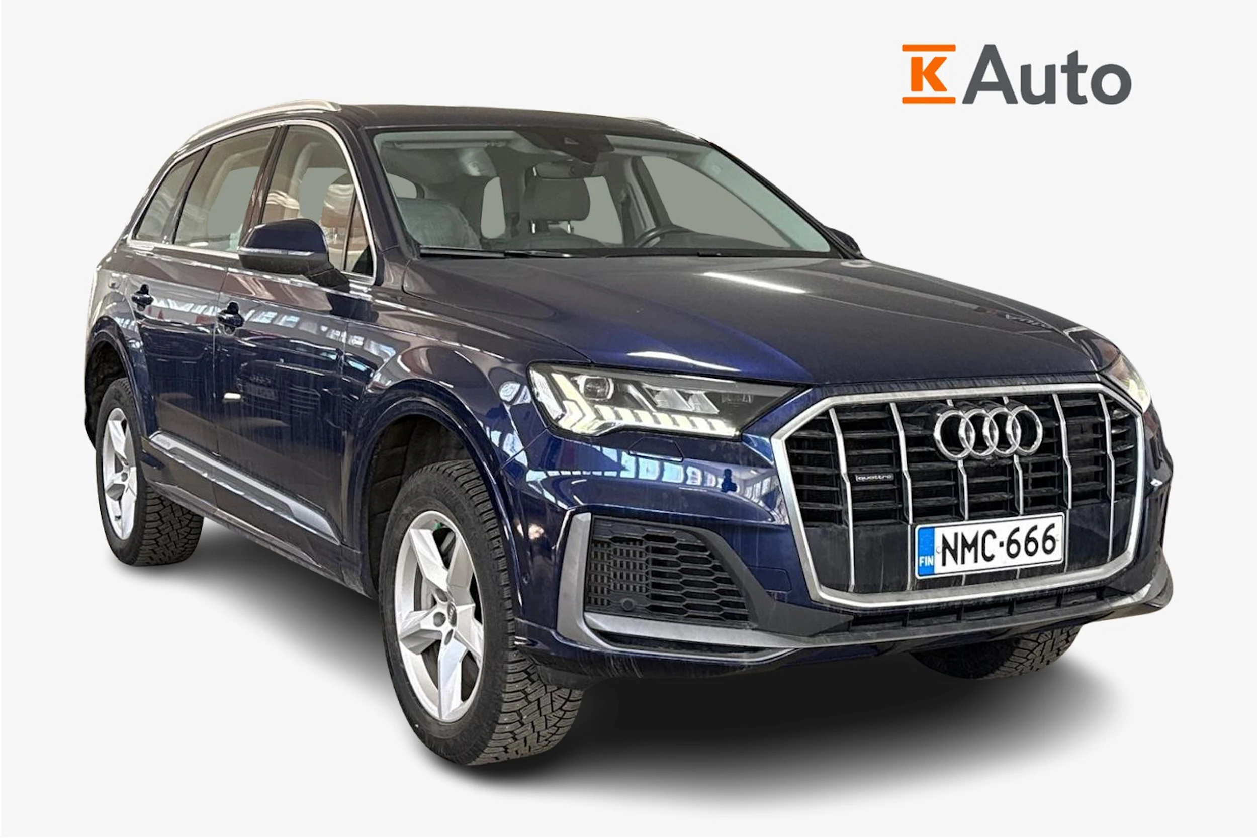 sininen Audi Q7 2021 kuva 1.
