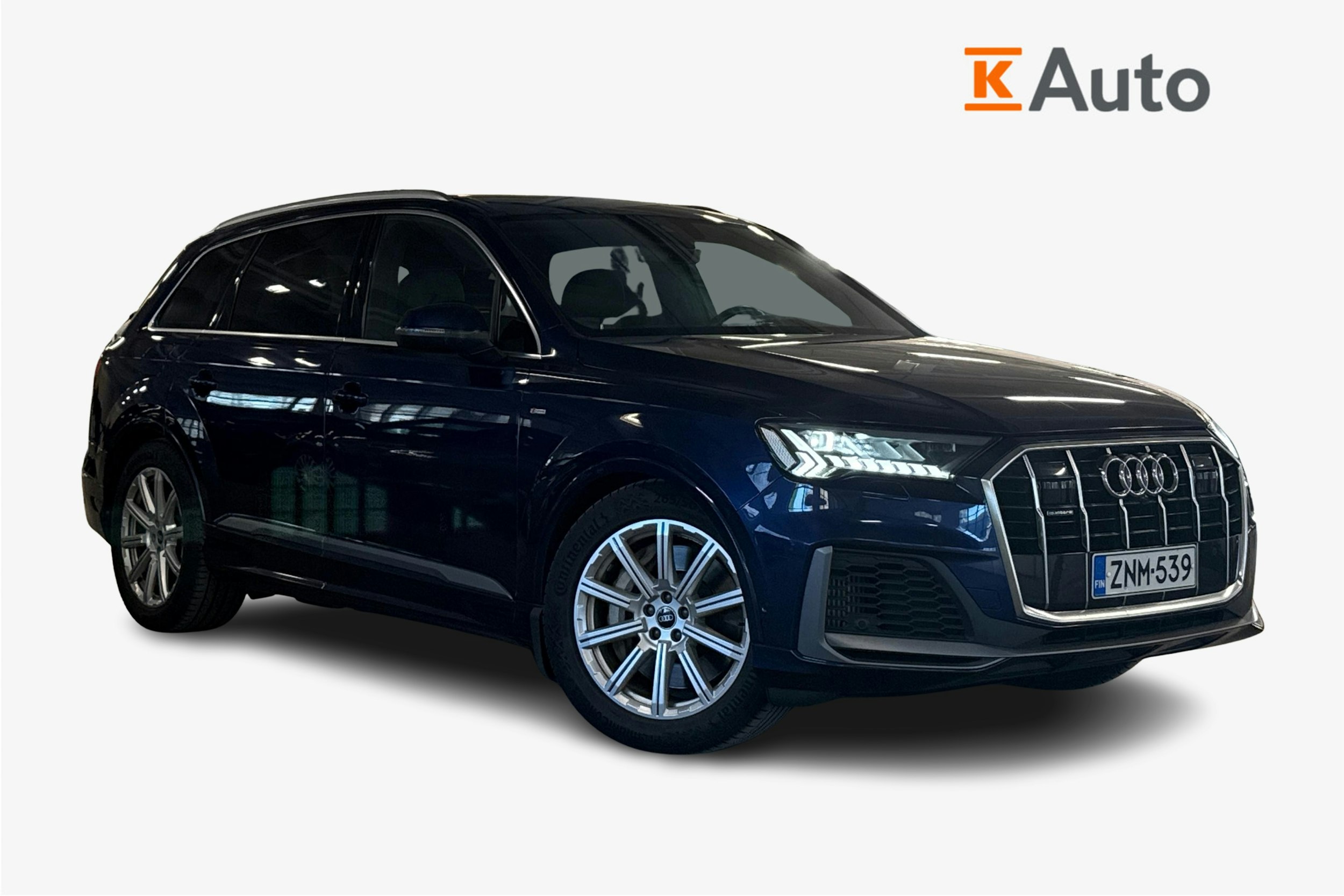 sininen Audi Q7 2021 kuva 1.