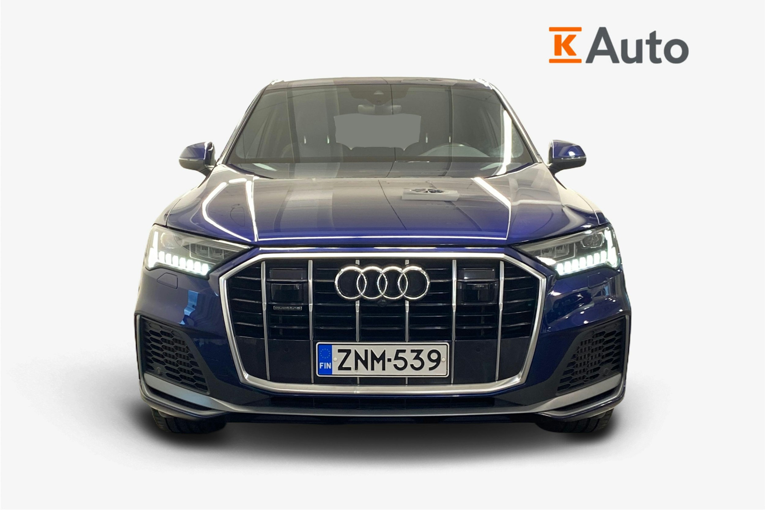 sininen Audi Q7 2021 kuva 5.