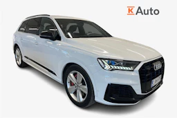 valkoinen Audi Q7 2022 kuva 1.